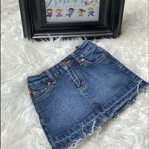 Denim Skirt w/Shorts